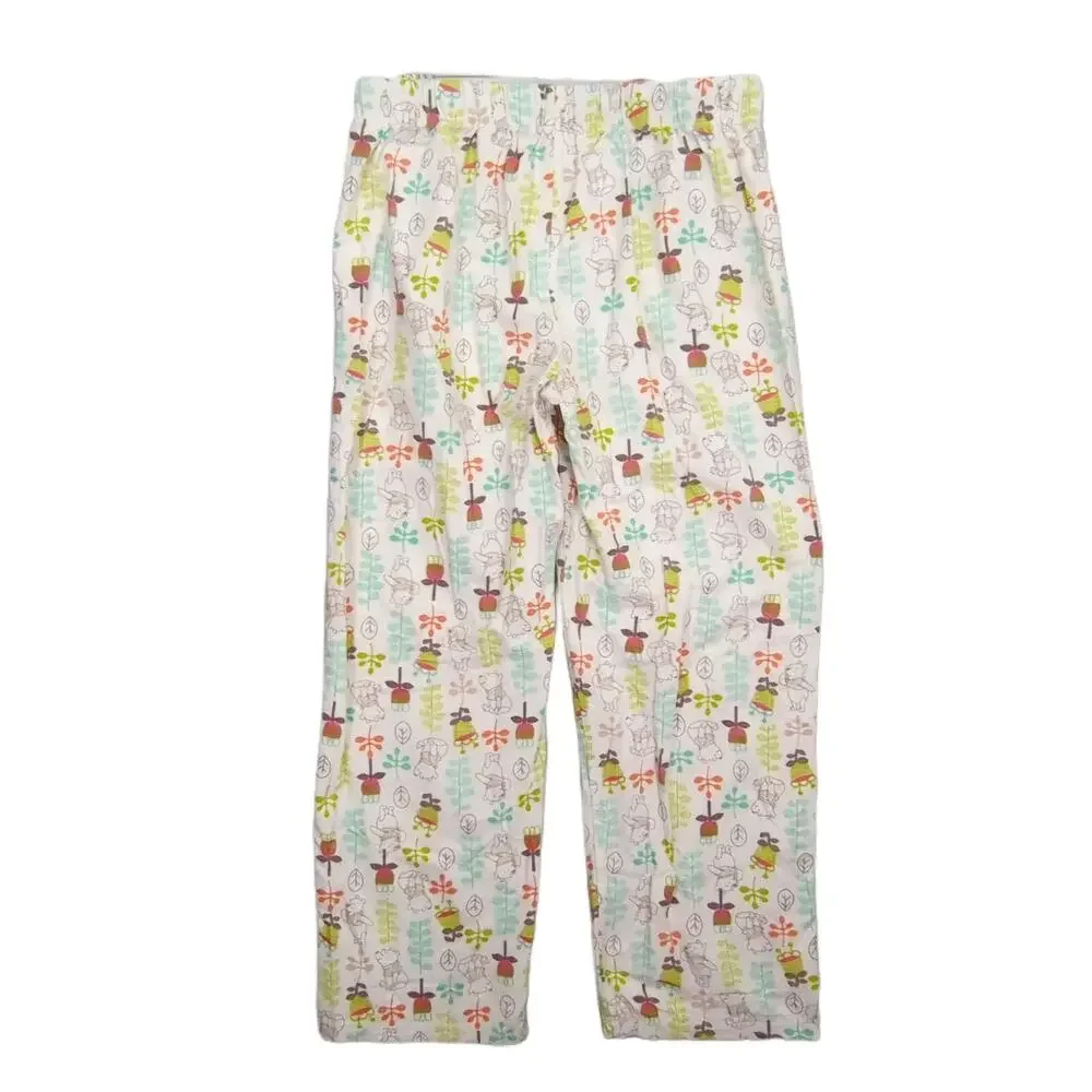 Disney Store Y2K Winnie the Pooh‎ Cotton Flannel Pajama Lounge Pants Women's L - Picture 2 of 5